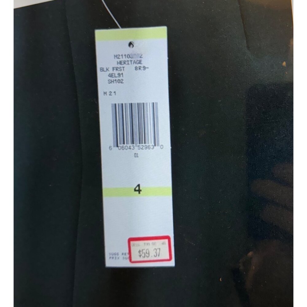 Jones NY Collection Heritage Pants Womens 4 Gray Lined Flat Career 31x33 NWT $99 - Picture 2 of 9